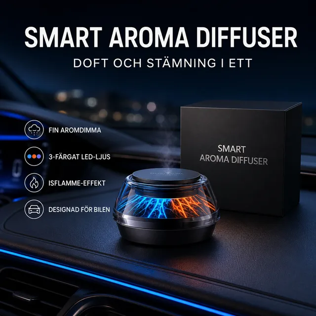 Smart doftspridare för bilen
